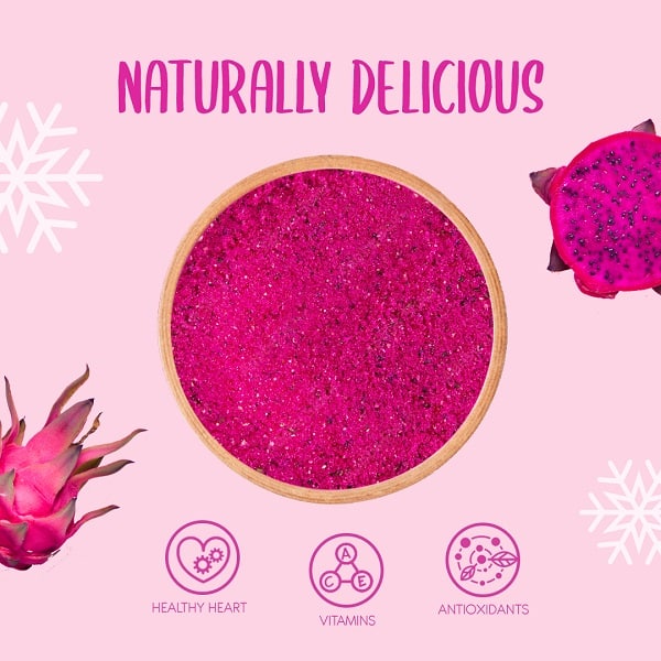 Alternative view of Freeze Dried Dragon Fruit Powder