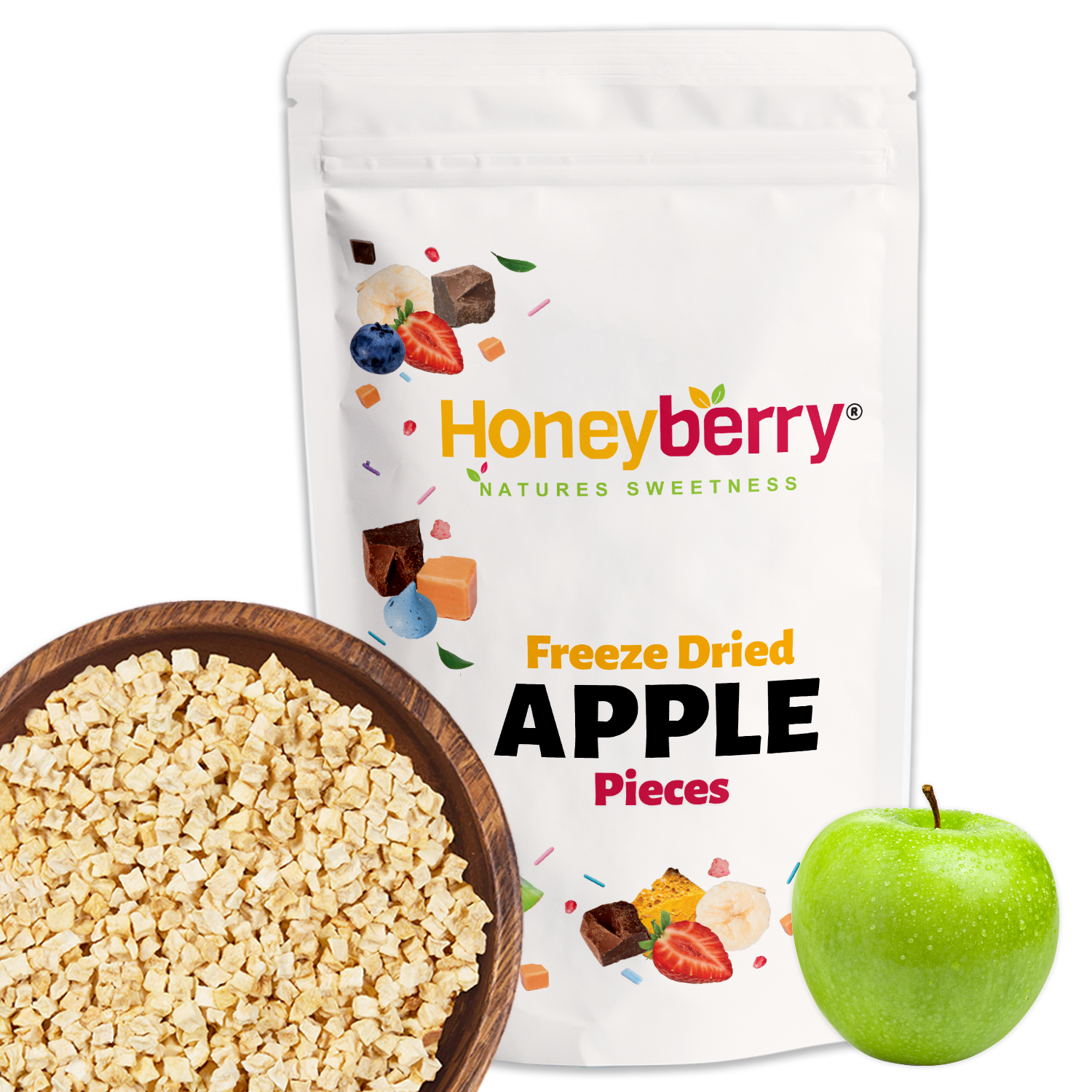 Freeze Dried Apple Pieces
