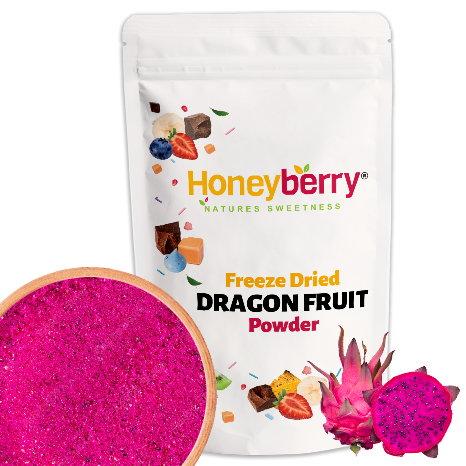 Freeze Dried Dragon Fruit Powder