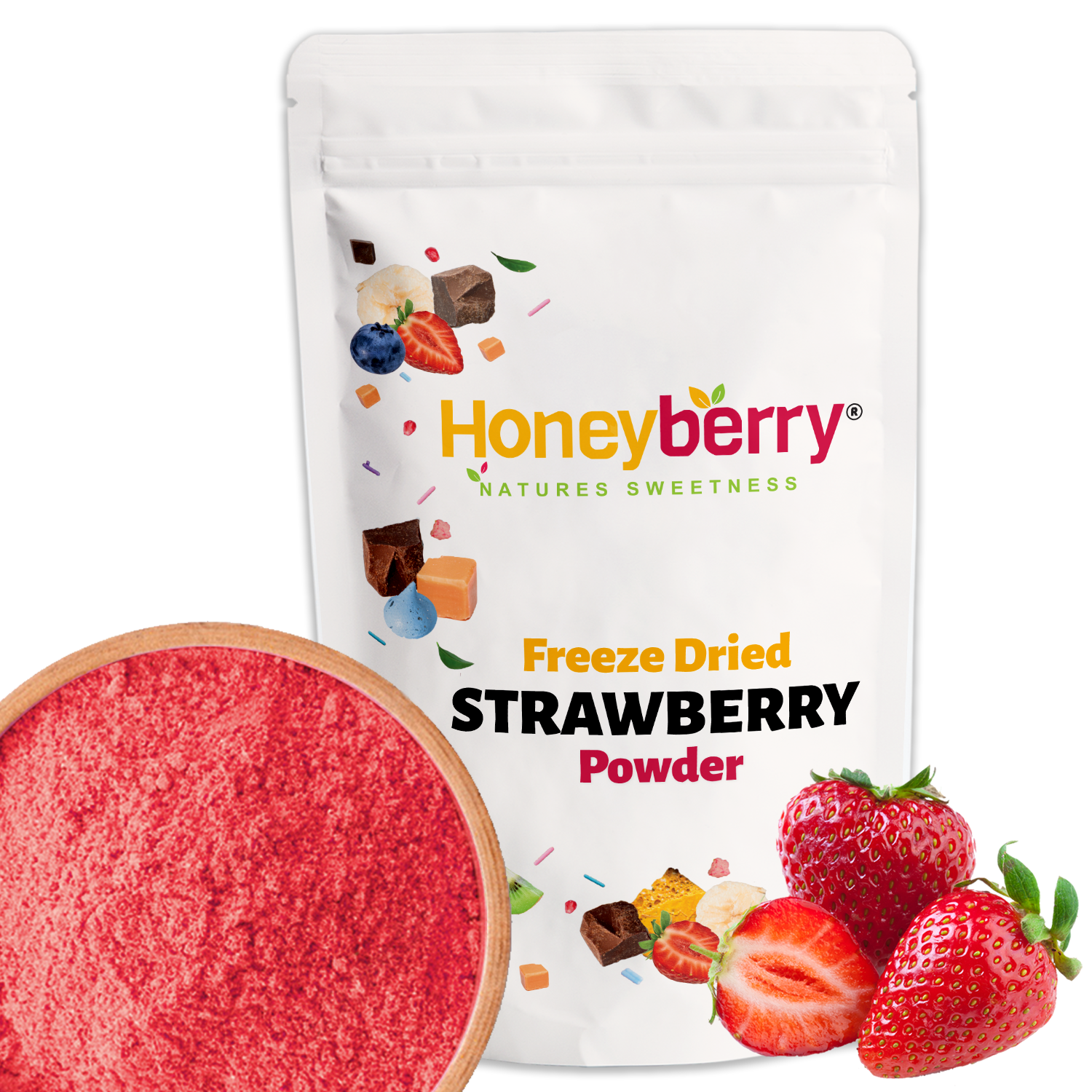 Freeze Dried Strawberry Powder