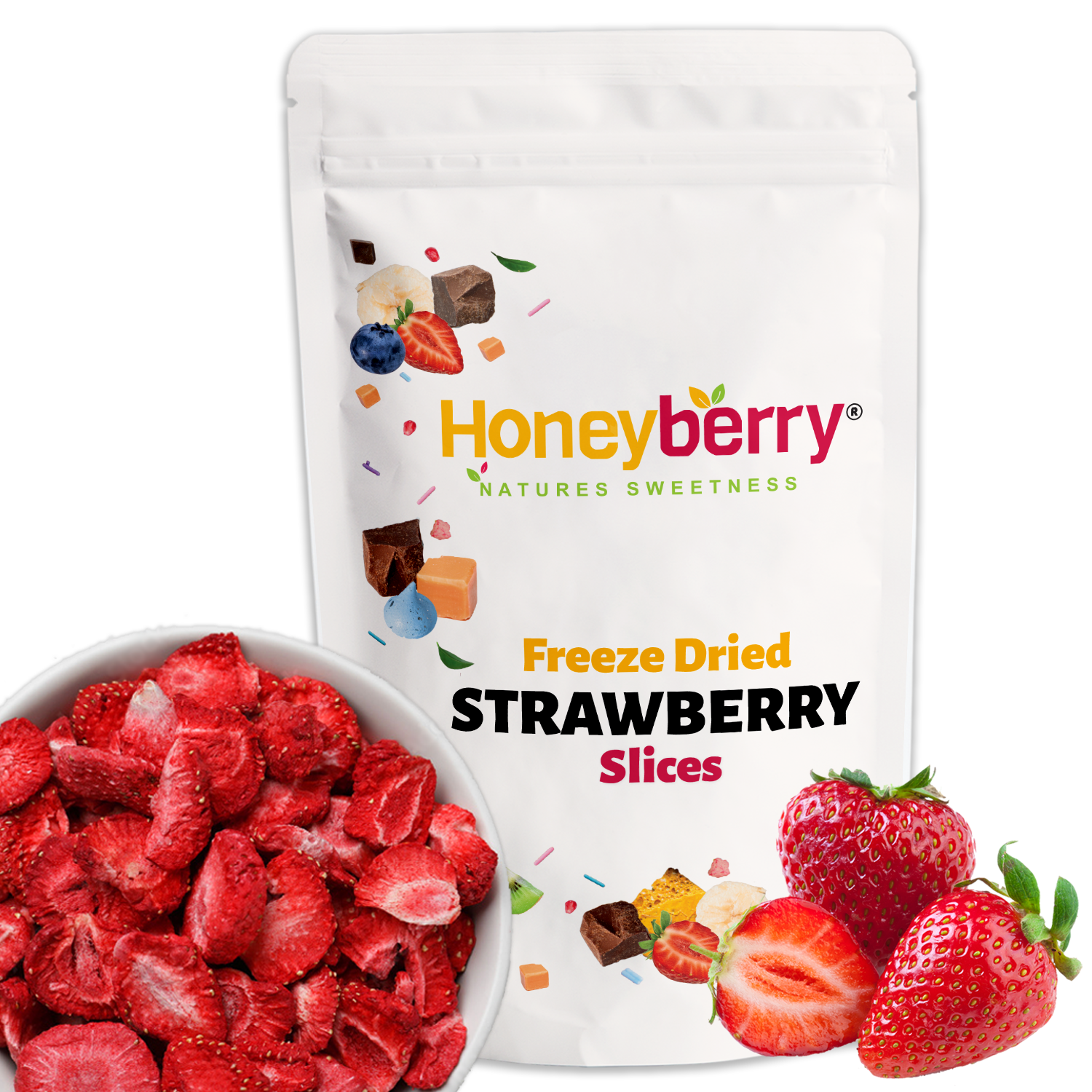 Freeze Dried Strawberry Slices